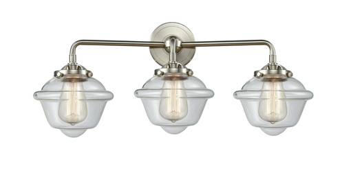 Bathroom Fixtures Three Lights by Innovations ( 405 | 284-3W-SN-G532-LED Nouveau ) 