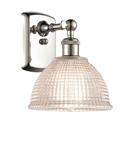Sconces Single Glass by Innovations ( 405 | 516-1W-PN-G422-LED Ballston ) 