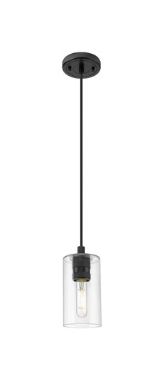 Mini Pendants Glass Down by Innovations ( 405 | 434-1P-BK-G434-7CL Downtown Urban ) 