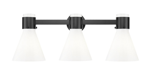 Bathroom Fixtures Three Lights by Innovations ( 405 | 464-3W-BK-G464C-7GW Downtown Urban ) 