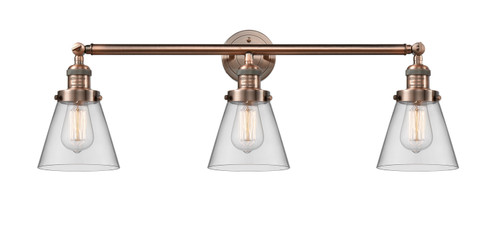 Bathroom Fixtures Three Lights by Innovations ( 405 | 205-AC-G62 Franklin Restoration ) 