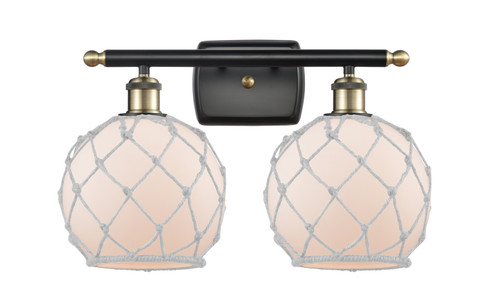 Bathroom Fixtures Two Lights by Innovations ( 405 | 516-2W-BAB-G121-8RW Ballston ) 