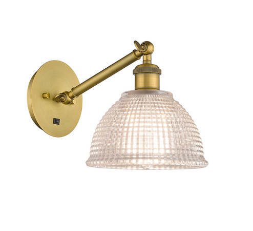 Sconces Single Glass by Innovations ( 405 | 317-1W-BB-G422-LED Ballston ) 