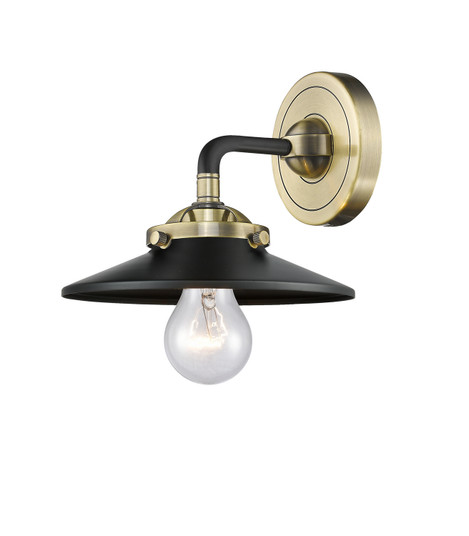 Sconces Directional/Cylinder by Innovations ( 405 | 284-1W-BAB-M6-BK Nouveau ) 