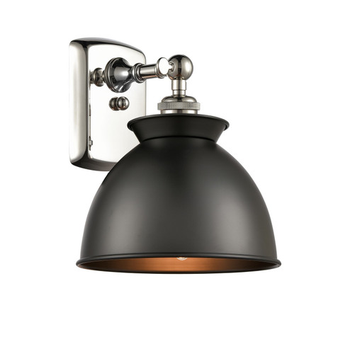 Sconces Metal by Innovations ( 405 | 516-1W-PN-M14-BK Ballston )  Sconces Metal by Innovations ( 405 | 516-1W-PN-M14-BK Ballston )