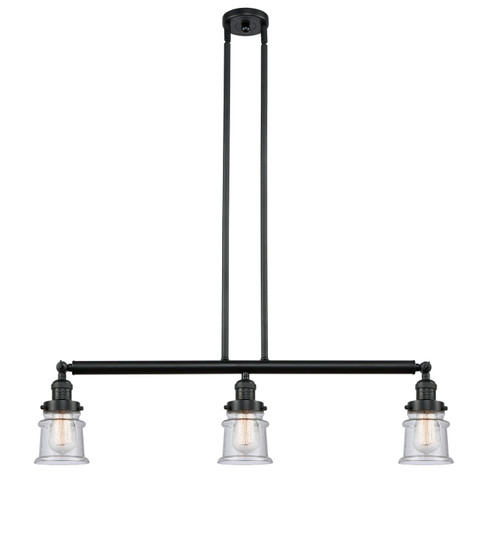 Linear/Island 3 Light Bar by Innovations ( 405 | 213-BK-G184S-LED Franklin Restoration ) 