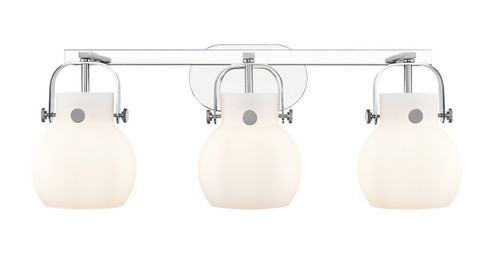 Bathroom Fixtures Three Lights by Innovations ( 405 | 423-3W-PC-G410-6WH Downtown Urban ) 