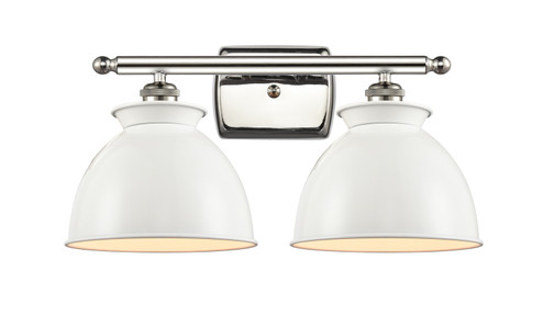 Bathroom Fixtures Two Lights by Innovations ( 405 | 516-2W-PN-M14-W-LED Ballston ) 