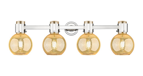 Bathroom Fixtures Four Lights by Innovations ( 405 | 464-4W-PN-G464B-7ME Downtown Urban )  Bathroom Fixtures Four Lights by Innovations ( 405 | 464-4W-PN-G464B-7ME Downtown Urban )