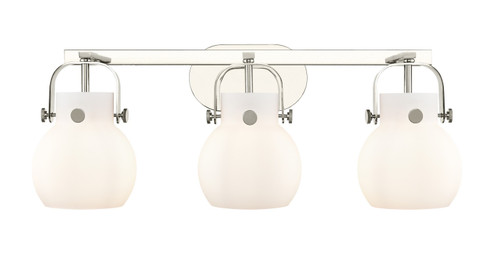 Bathroom Fixtures Three Lights by Innovations ( 405 | 423-3W-PN-G410-6WH Downtown Urban ) 