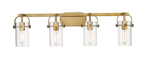 Bathroom Fixtures Four Lights by Innovations ( 405 | 423-4W-BB-4CL-LED Downtown Urban ) 
