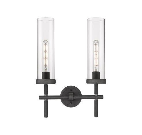 Sconces Double Glass by Innovations ( 405 | 471-2W-WZ-G471-12CL Downtown Urban ) 