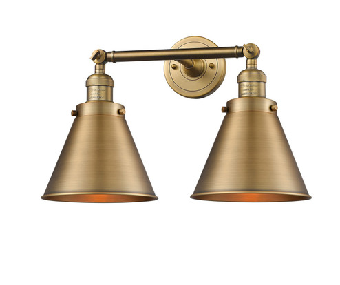 Bathroom Fixtures Two Lights by Innovations ( 405 | 208-BB-M13-BB-LED Franklin Restoration ) 