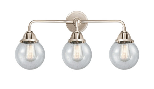 Bathroom Fixtures Three Lights by Innovations ( 405 | 288-3W-PN-G204-6-LED Nouveau 2 ) 