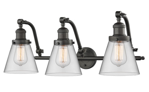 Bathroom Fixtures Three Lights by Innovations ( 405 | 515-3W-OB-G62 Franklin Restoration ) 