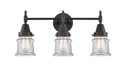 Bathroom Fixtures Three Lights by Innovations ( 405 | 447-3W-BK-G182S-LED Caden )  Bathroom Fixtures Three Lights by Innovations ( 405 | 447-3W-BK-G182S-LED Caden )