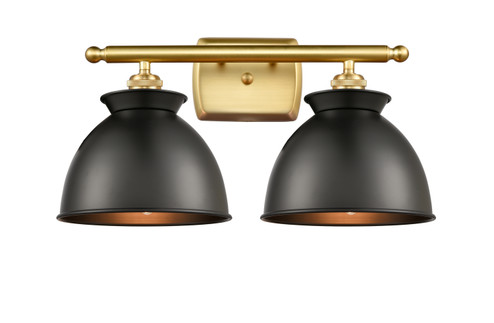 Bathroom Fixtures Two Lights by Innovations ( 405 | 516-2W-SG-M14-BK-LED Ballston ) 
