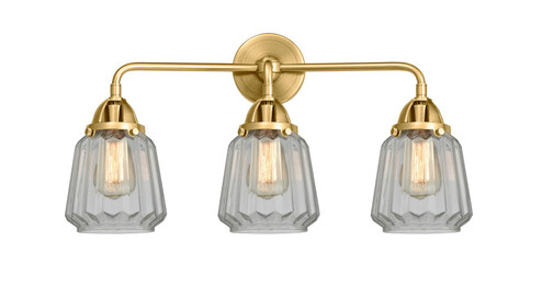 Bathroom Fixtures Three Lights by Innovations ( 405 | 288-3W-SG-G142 Nouveau 2 ) 