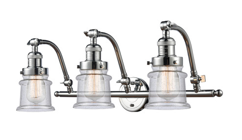 Bathroom Fixtures Three Lights by Innovations ( 405 | 515-3W-PC-G184S-LED Franklin Restoration ) 