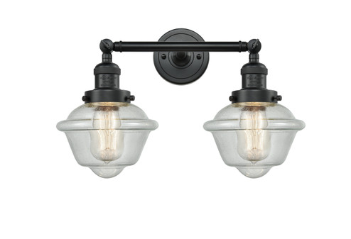 Bathroom Fixtures Two Lights by Innovations ( 405 | 208-BK-G534-LED Franklin Restoration ) 