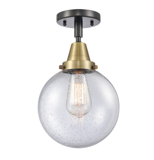 Semi-Flush Mts. Glass Down by Innovations ( 405 | 447-1C-BAB-G204-8-LED Caden ) 