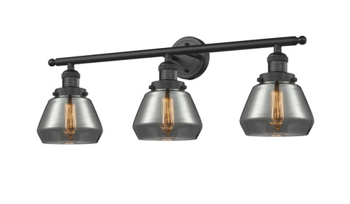 Bathroom Fixtures Three Lights by Innovations ( 405 | 205-BK-G173 Franklin Restoration ) 