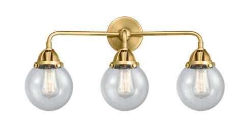 Bathroom Fixtures Three Lights by Innovations ( 405 | 288-3W-SG-G204-6 Nouveau 2 ) 