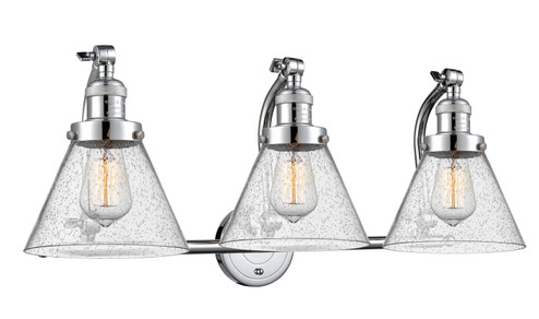 Bathroom Fixtures Three Lights by Innovations ( 405 | 515-3W-PC-G44 Franklin Restoration ) 