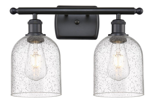 Bathroom Fixtures Two Lights by Innovations ( 405 | 516-2W-BK-G558-6SDY Ballston ) 