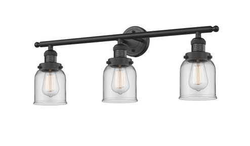 Bathroom Fixtures Three Lights by Innovations ( 405 | 205-BK-G52-LED Franklin Restoration ) 