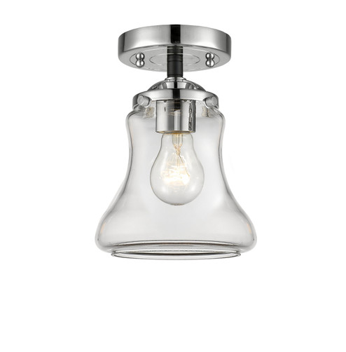 Semi-Flush Mts. Glass Down by Innovations ( 405 | 284-1C-BPN-G192-LED Nouveau ) 