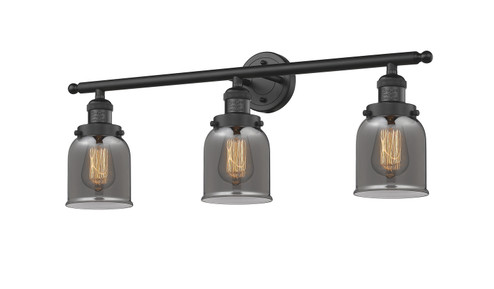 Bathroom Fixtures Three Lights by Innovations ( 405 | 205-BK-G53-LED Franklin Restoration ) 