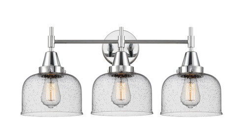Bathroom Fixtures Three Lights by Innovations ( 405 | 447-3W-PC-G74-LED Caden ) 