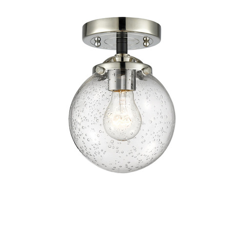 Semi-Flush Mts. Glass Down by Innovations ( 405 | 284-1C-BPN-G204-6-LED Nouveau ) 