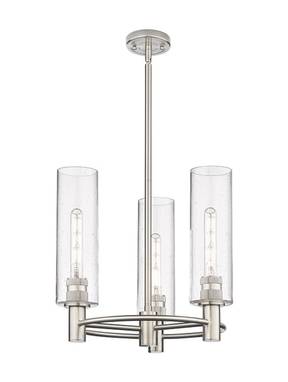 Mini Chandeliers Glass Shade by Innovations ( 405 | 434-3CR-SN-G434-12SDY Downtown Urban ) 