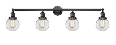 Bathroom Fixtures Four Lights by Innovations ( 405 | 215-BK-G202-6 Franklin Restoration ) 