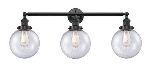 Bathroom Fixtures Three Lights by Innovations ( 405 | 205-OB-G204-8-LED Franklin Restoration ) 