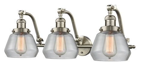 Bathroom Fixtures Three Lights by Innovations ( 405 | 515-3W-SN-G172-LED Franklin Restoration ) 