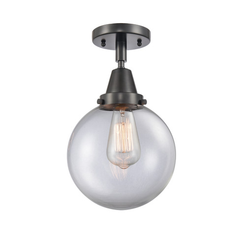 Semi-Flush Mts. Glass Down by Innovations ( 405 | 447-1C-BK-G202-8-LED Caden ) 