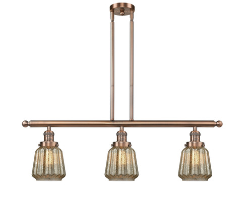 Linear/Island 3 Light Bar by Innovations ( 405 | 213-AC-G146-LED Franklin Restoration ) 