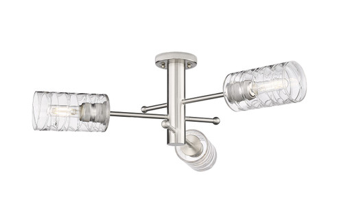 Semi-Flush Mts. Geometric/Linear by Innovations ( 405 | 434-3F-SN-G434-7DE Downtown Urban ) 