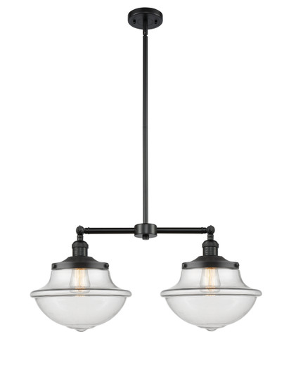 Mid. Chandeliers Glass Down by Innovations ( 405 | 209-BK-G542 Franklin Restoration ) 