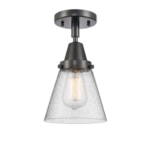 Semi-Flush Mts. Glass Down by Innovations ( 405 | 447-1C-BK-G64 Caden ) 