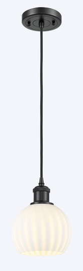 Mini Pendants Glass Down by Innovations ( 405 | 516-1P-BK-G1217-6WV Ballston ) 