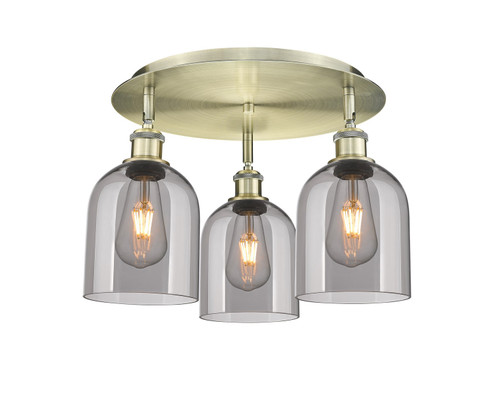 Semi-Flush Mts. Multi-port/Cluster by Innovations ( 405 | 516-3C-AB-G558-6SM Ballston ) 