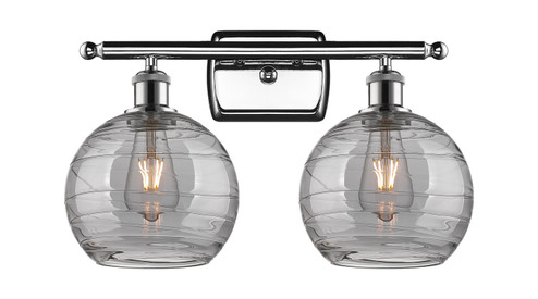 Bathroom Fixtures Two Lights by Innovations ( 405 | 516-2W-PC-G1213-8SM Ballston ) 