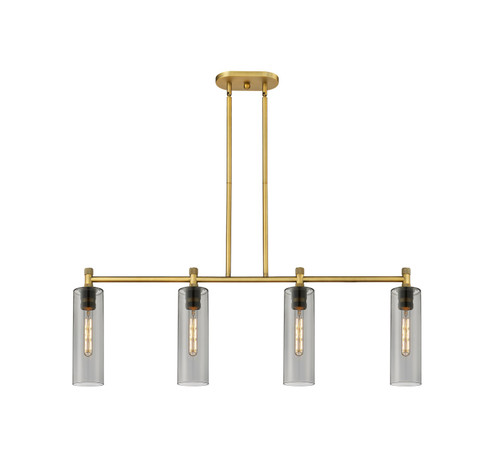 Linear/Island 4 Light + by Innovations ( 405 | 434-4I-BB-G434-12SM Downtown Urban ) 
