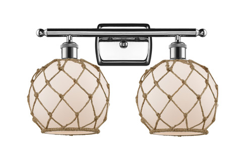 Bathroom Fixtures Two Lights by Innovations ( 405 | 516-2W-PC-G121-8RB Ballston ) 
