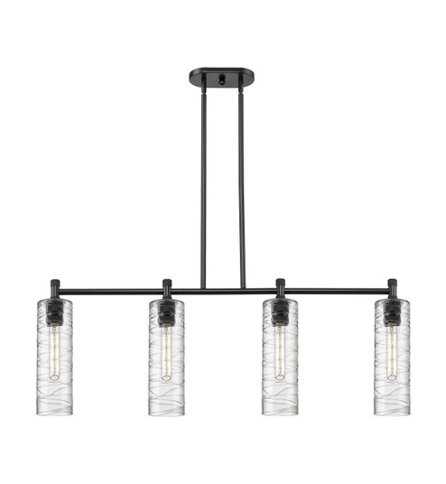 Linear/Island 4 Light + by Innovations ( 405 | 434-4I-BK-G434-12DE Downtown Urban ) 