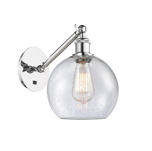 Sconces Single Glass by Innovations ( 405 | 317-1W-PC-G124-8-LED Ballston ) 